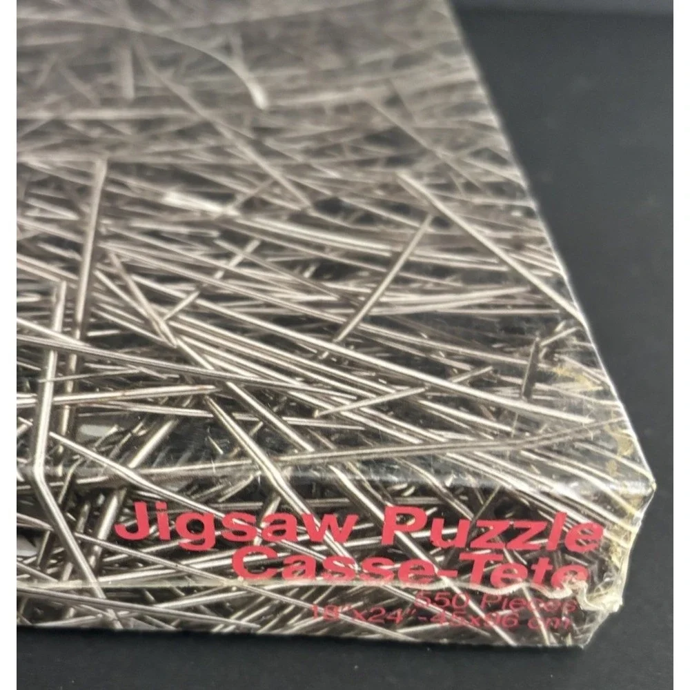 Hoyle Jigsaw Puzzle Hay in a Needle Stack 550 Pc Vintage 1982 Sealed